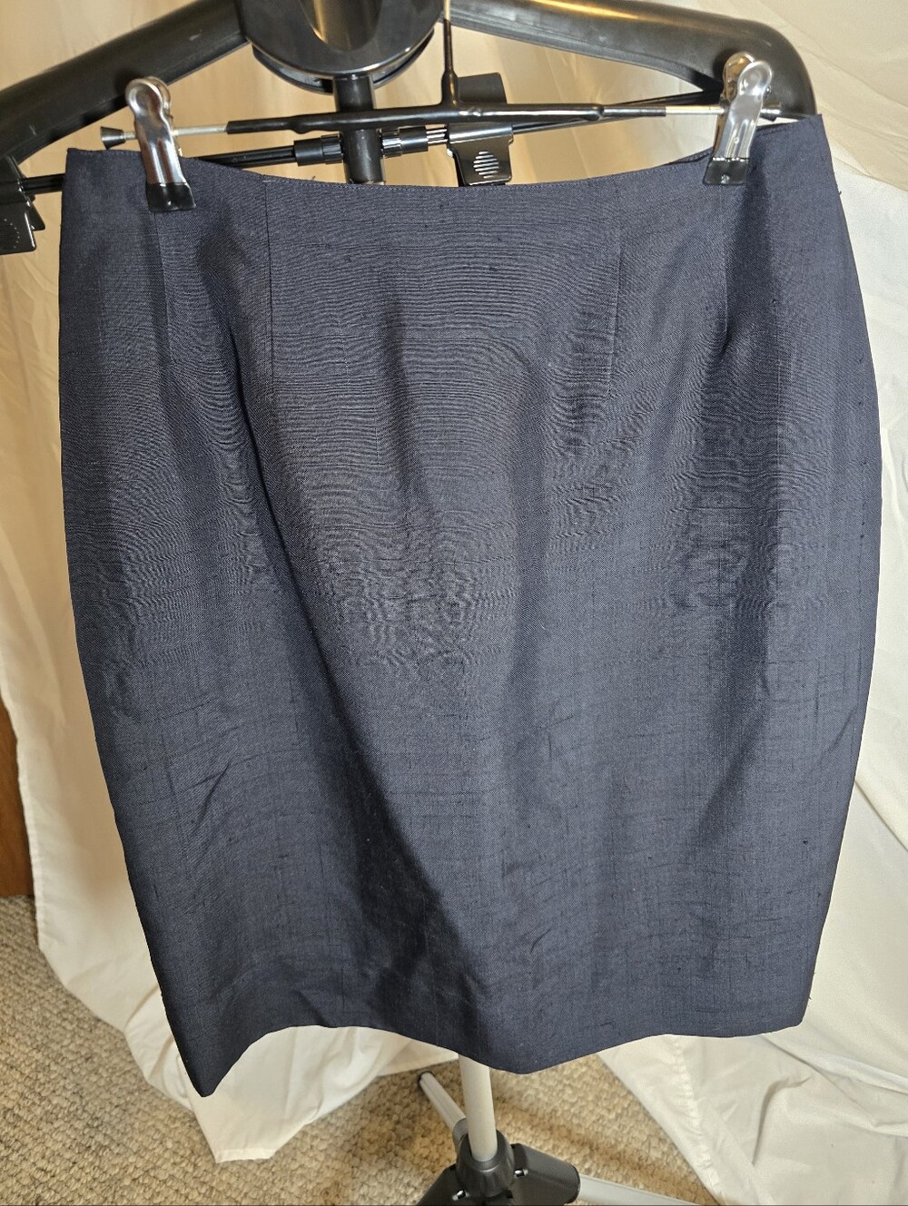 Vintage Navy Pencil Skirt